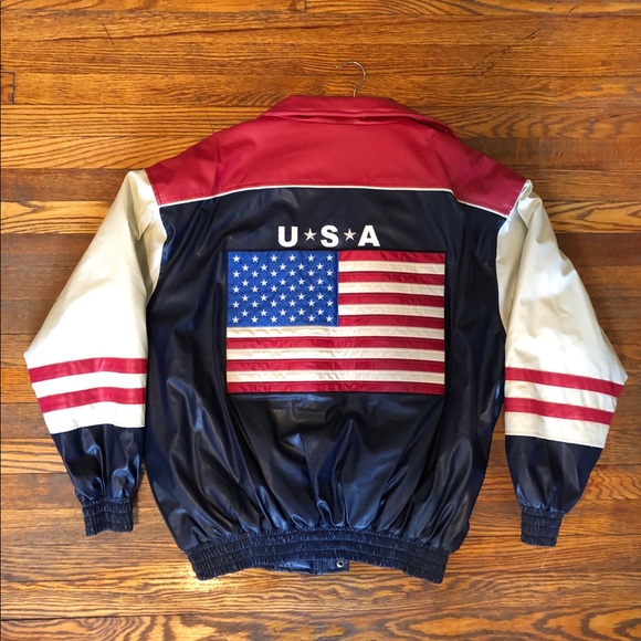 Steve & Barry's Other - Vintage USA America Fourth of July Varsity Jacket